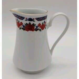 Crown Ming Creamer Old Imari Fine China Floral Yung Shen 8oz Regent Collection